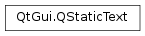 Inheritance diagram of PySide2.QtGui.QStaticText